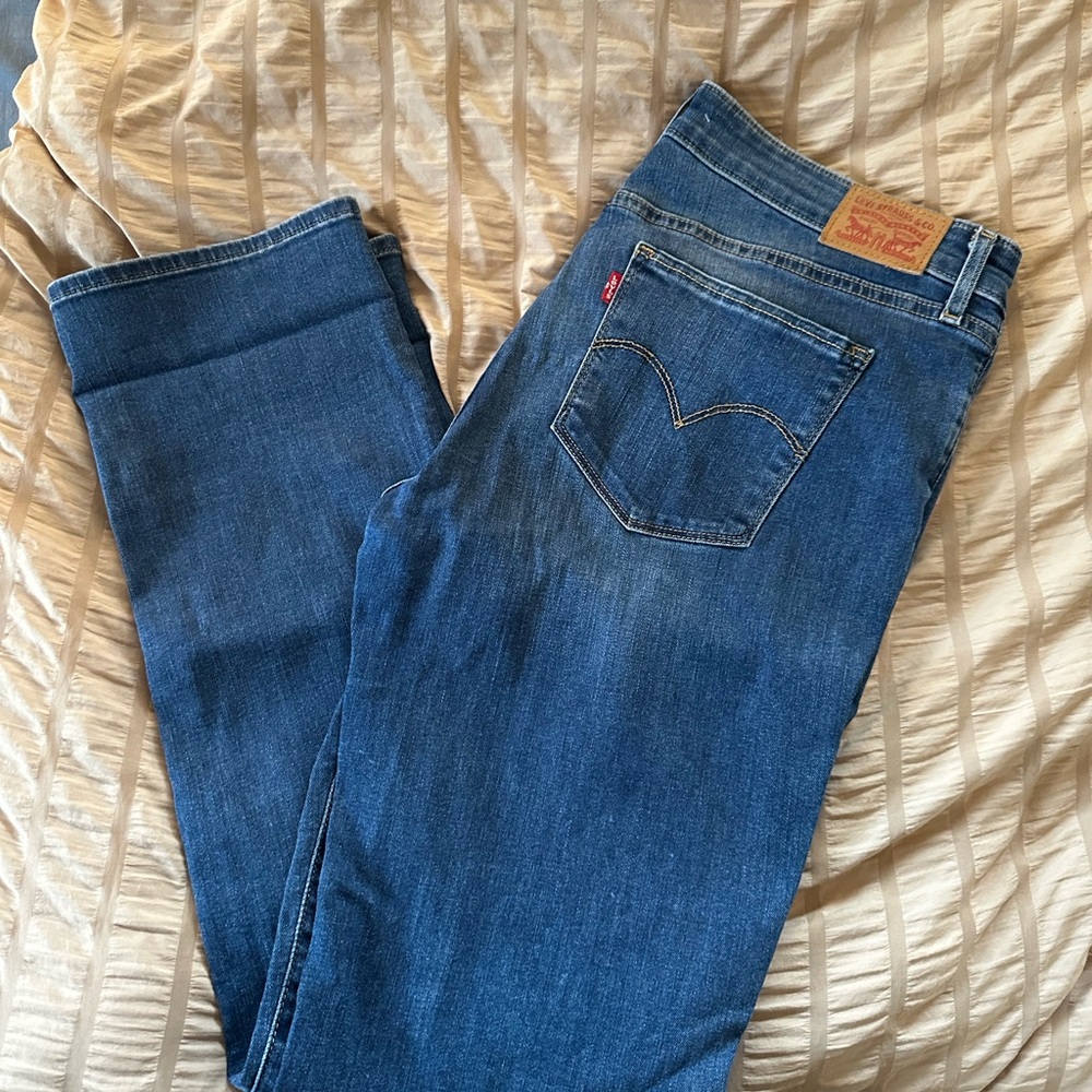 Levi's Blue Straight Leg Jeans Classic Denim